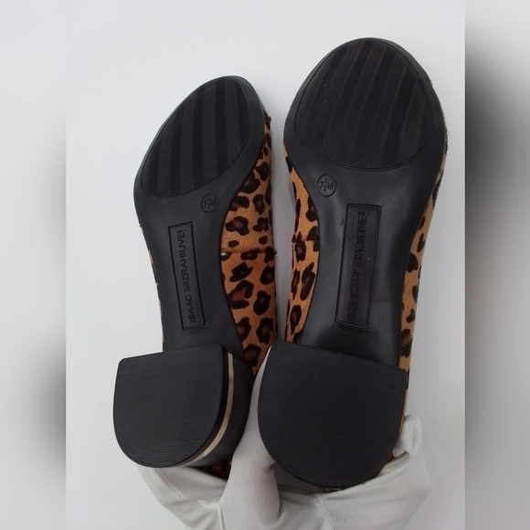 SOLD Isaac Mizhari IMKARAM Calf Hair Leopard Cheetah STUDDED SHOES Size 7.5 M - Picture 8 of 8